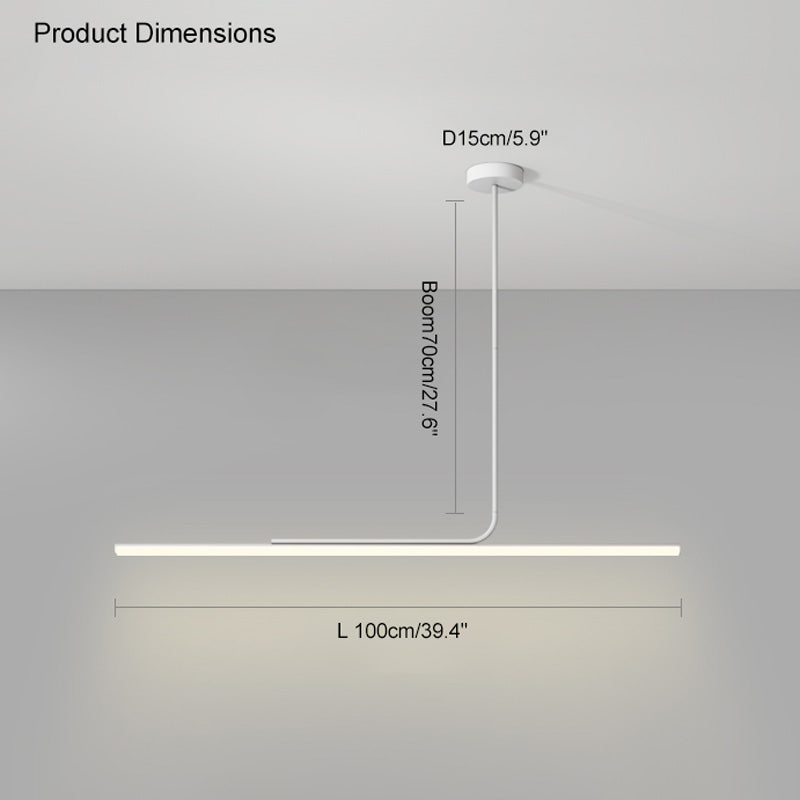 Decorative LED Ceiling Pendant Lamp Modern Minimalist Asymmetrical Design