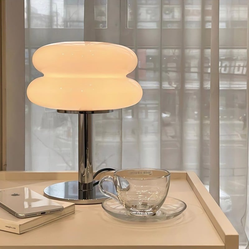 Retro Bauhaus Lollipop Ripple Table Lamp for Bedroom S19