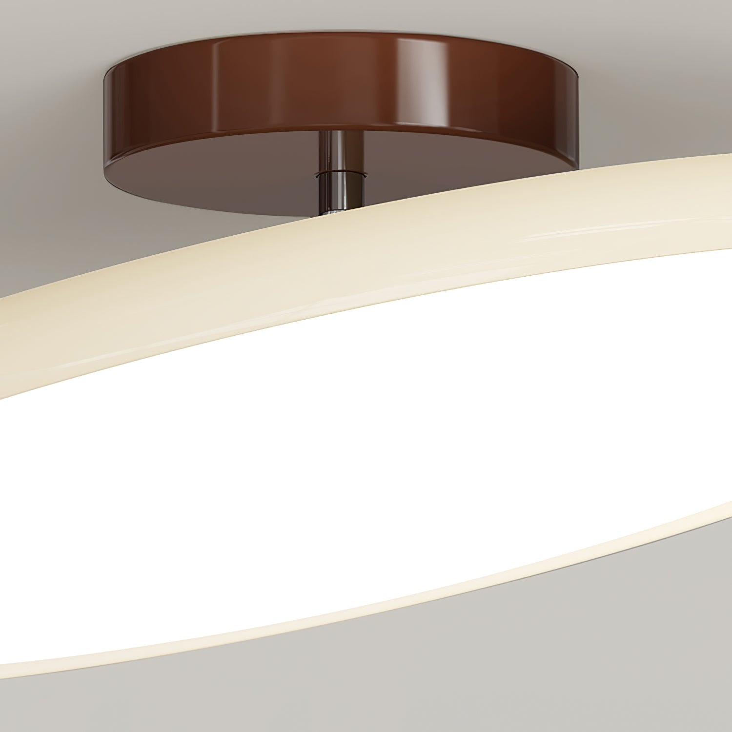 Contemporary Metal Acrylic Ceiling Lamp Warm Ambient Lighting