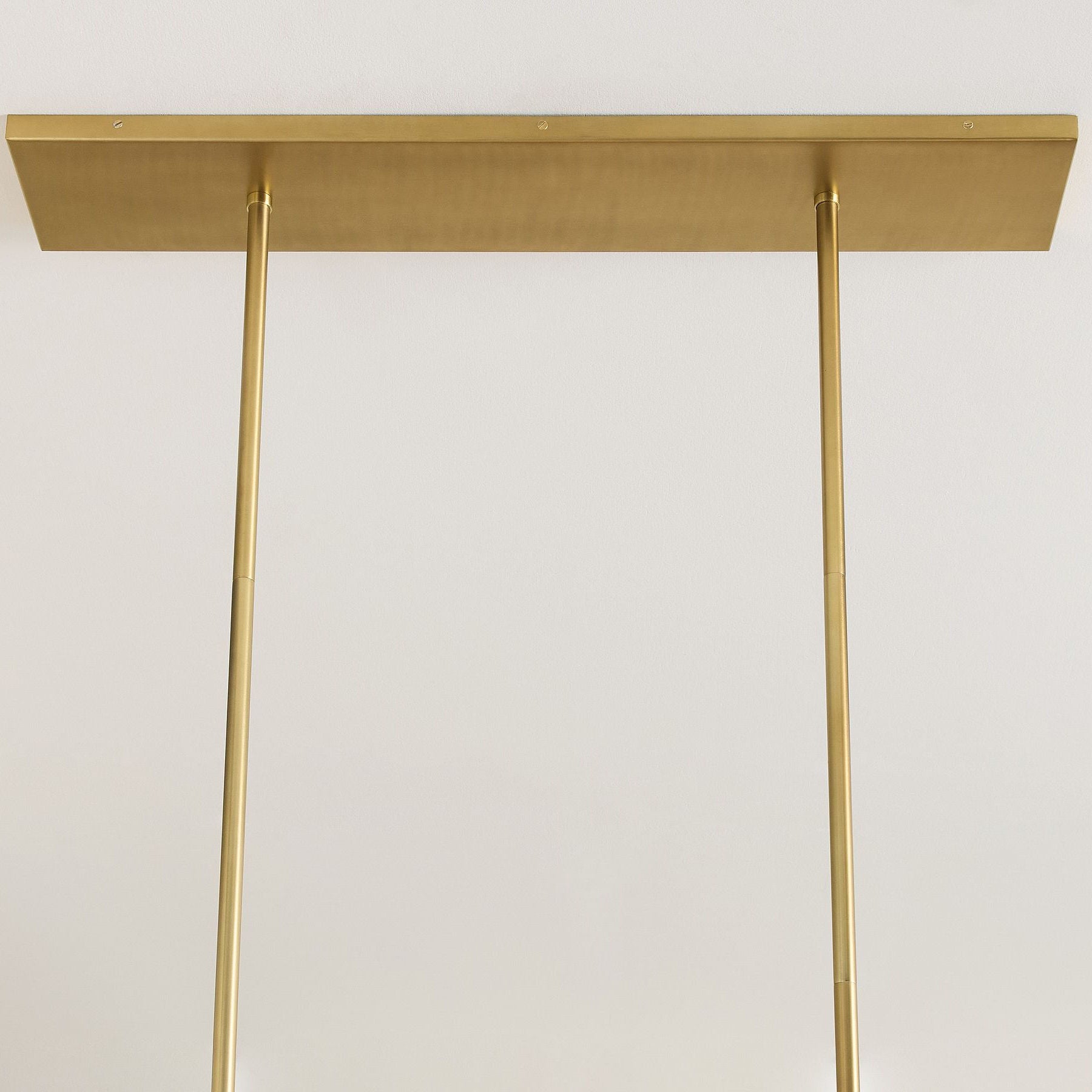 Lustre linéaire en verre recyclé Glavira - Éclairage moderne et élégant