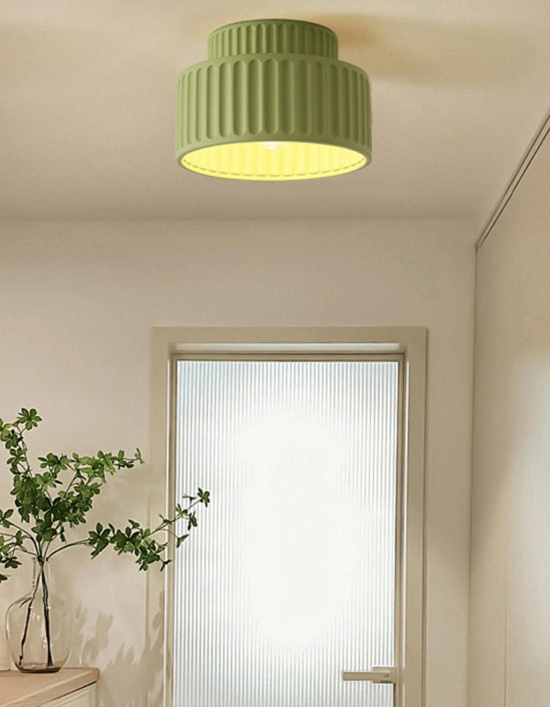 Plafonnier acrylique à bord en résine blanche IP20 pour l'intérieur