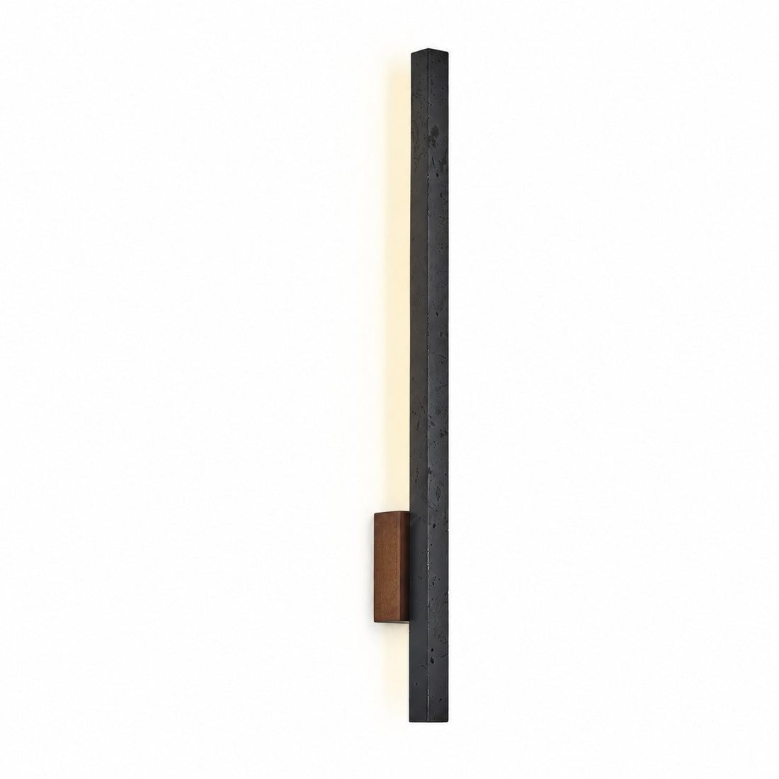 Linear Travertine And Wood LED Wall Light