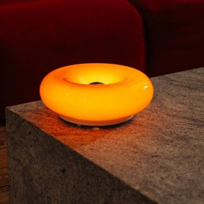 Glass Donut Wall/Table Lamp – Decorative Lamp for Modern Interiors