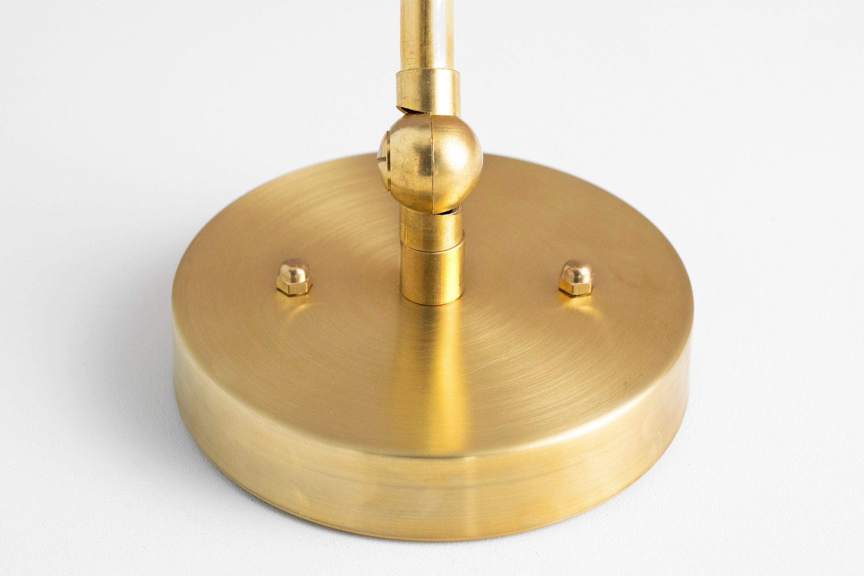 Conique Metal Vintage Industrial Swing Arm Wall Lamp - Adjustable Dome Shade for Study