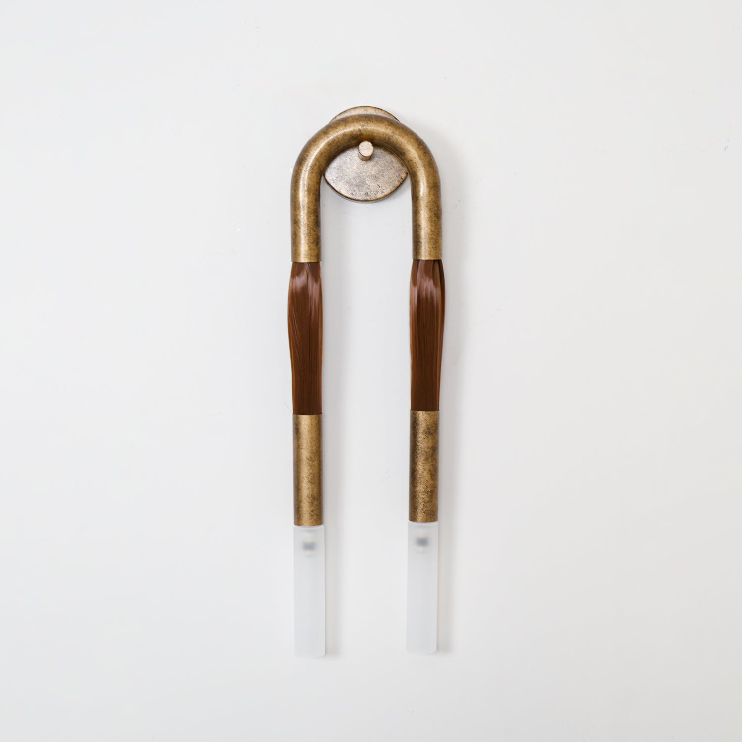 Sophisticated Horsehair Wall Sconce with G9 Base