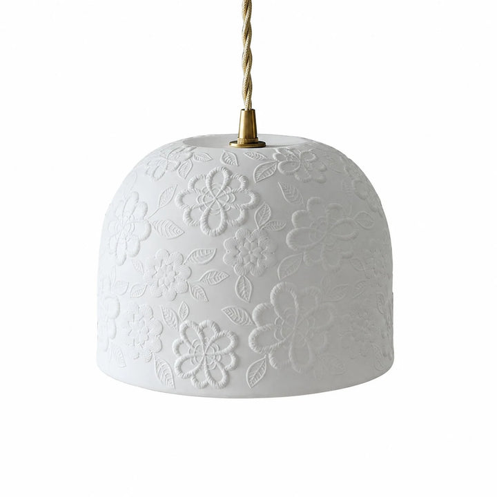 sku bowl floral white brass