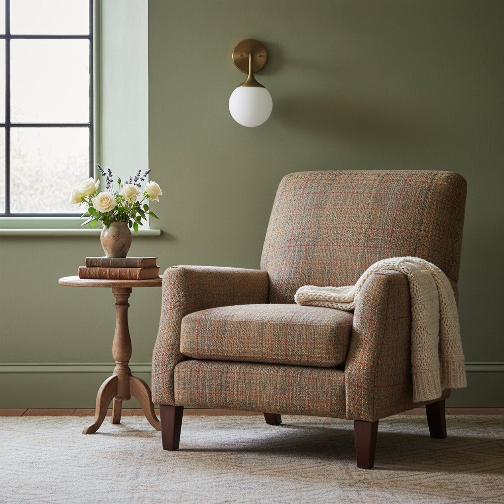 Glorica Glass Wall Sconce - Frosted Globe Light with Brass Fixture