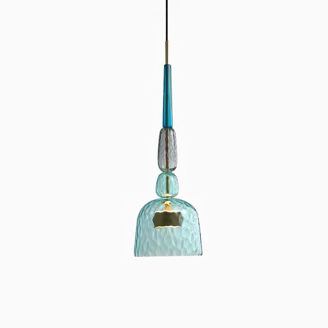 Iron Glass Chandelier Light - Colorful Candy Hand Blown Mixed Color