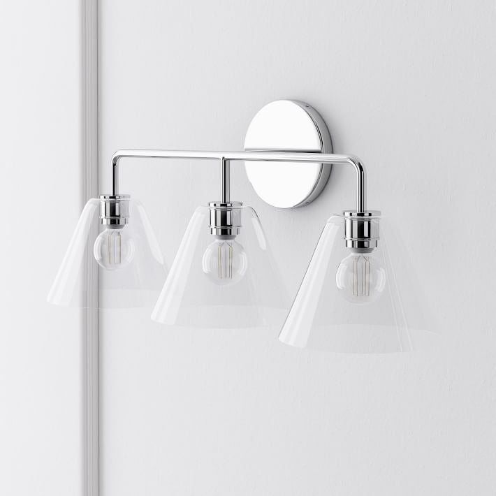 Applique murale Conica Cone - Éclairage moderne en verre à 1, 2 ou 3 lumières