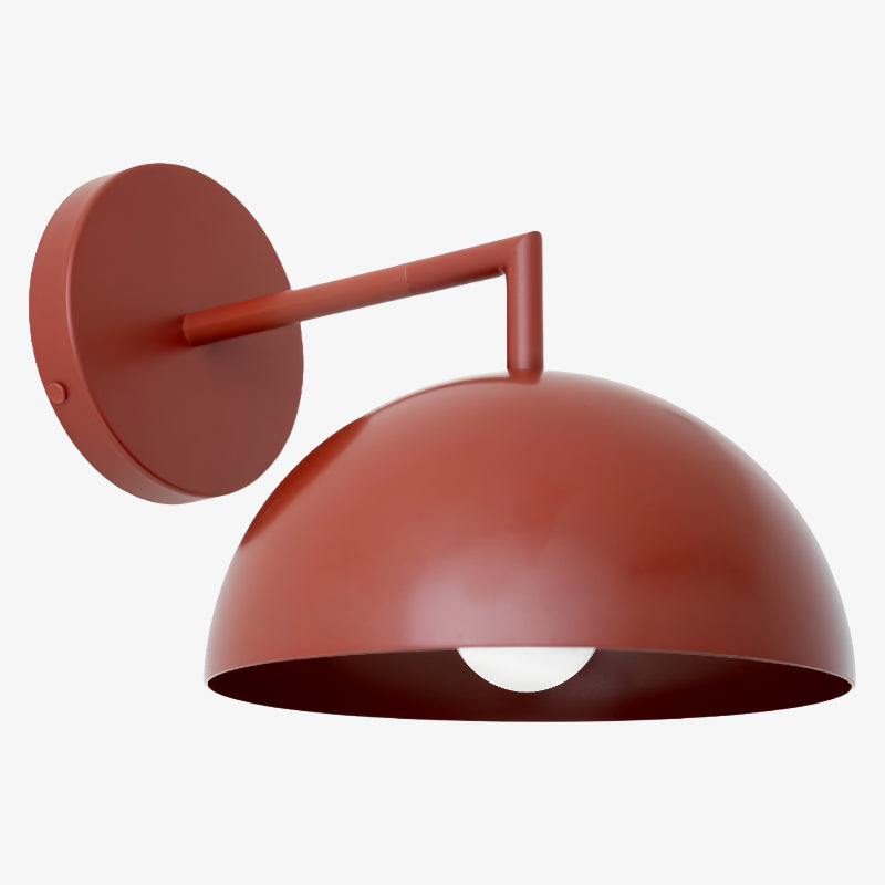 Metio Dome Minimalist Dome Sconce - Stylish Colorful Wall Light