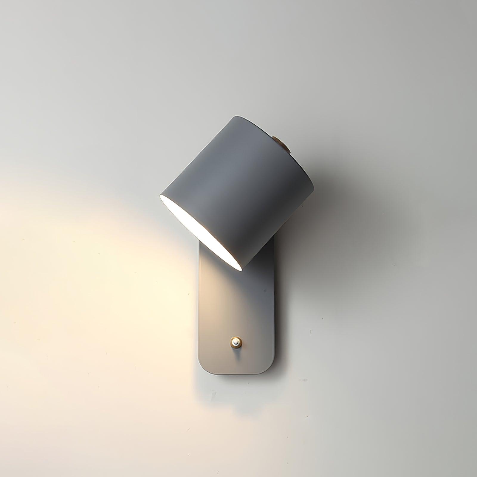 Rotatable Cylinder Wall Lamp — Minimalist Metal Indoor Lighting