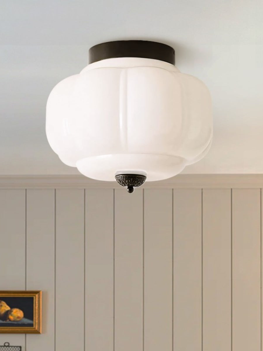 Stylish Green Glass Ceiling Light