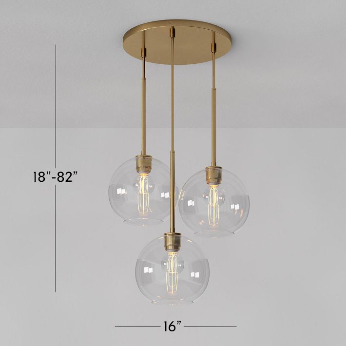 Selvion Minimalist Crystal Chandelier - Handcrafted Glass Sculptural Lighting Fixture