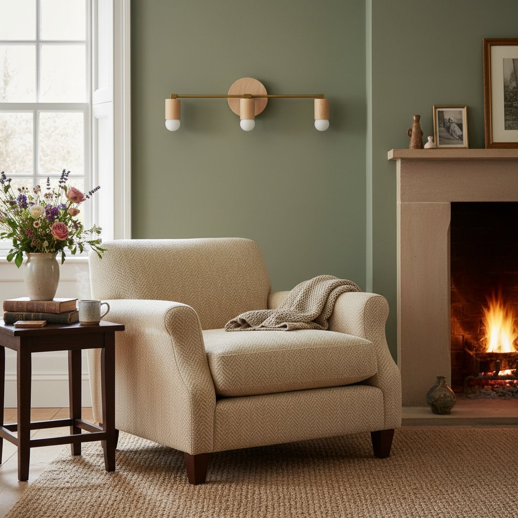 Mobilux Line Wood and Vanity Light - Bohemian Bathroom Lighting Fixture