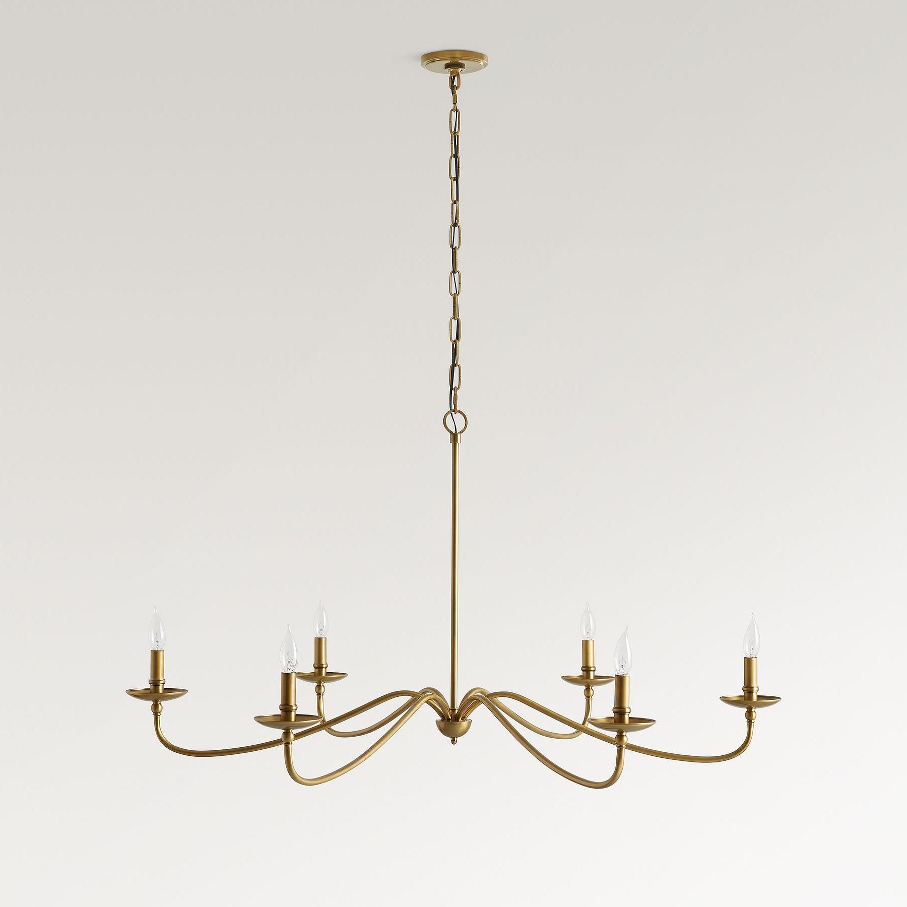 Lustre Rowan en fer intemporel au design bougie – Éclairage d'intérieur industriel pour chambre