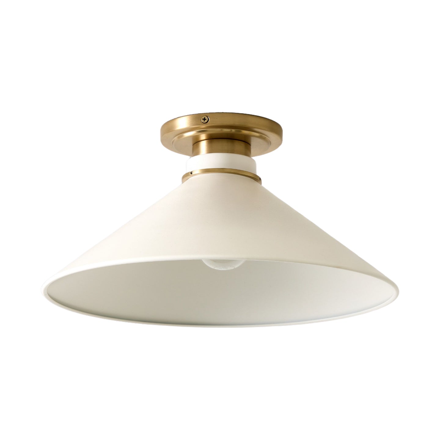 Aurenza Timeless Flush Mount Light - Farmhouse Design with Simple Elegant Charm