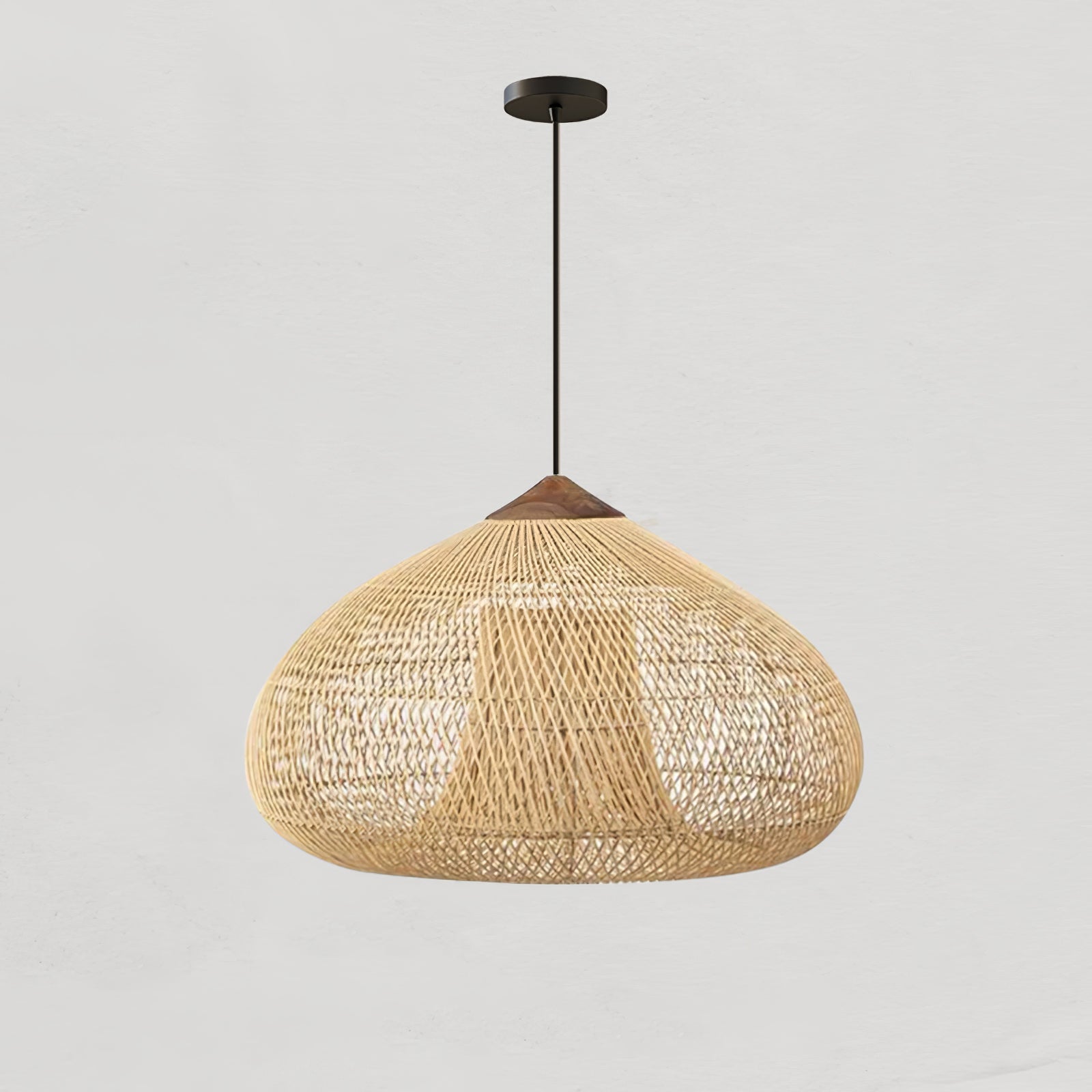 Harp Braided Rattan Pendant Lamp
