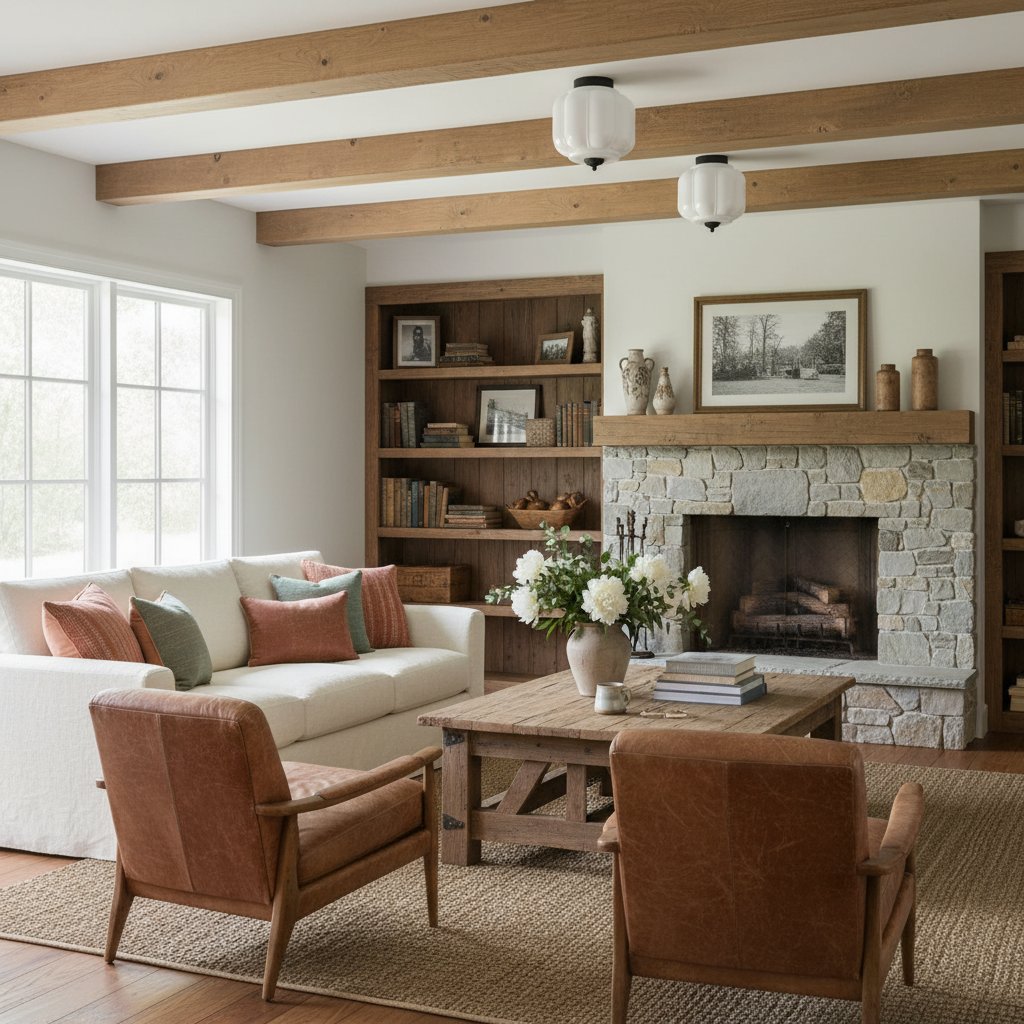 Vintage Eloise Milk Glass Flush Mount Ceiling Light - Vintage Charm Soft Glow