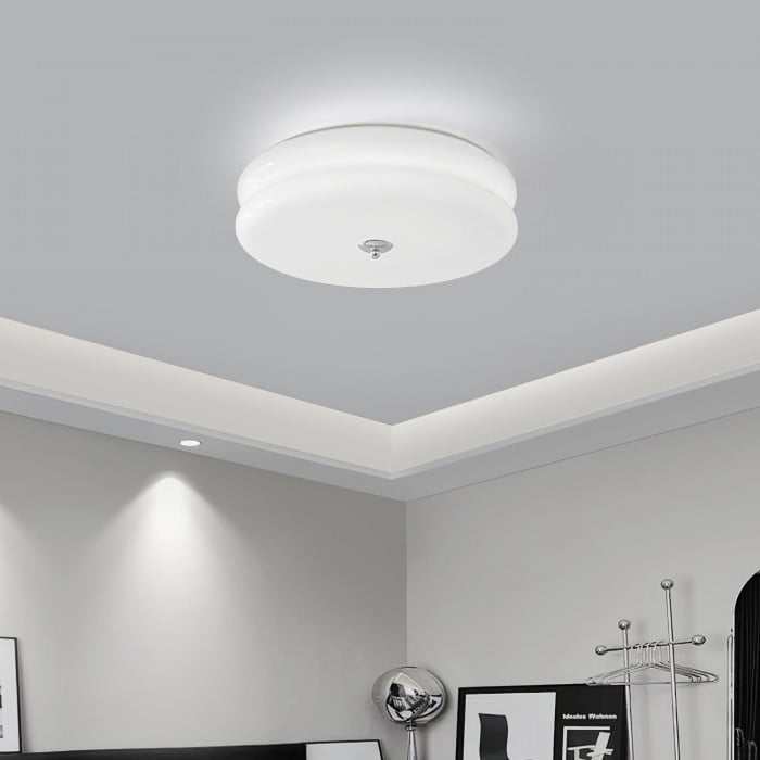 Art Deco Double Layer Disc Ceiling Light S34