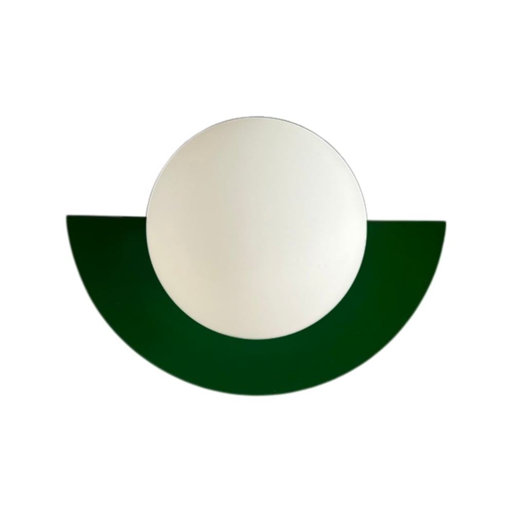 Vibrant Macaron Glass Orb Wall Sconce Metal Nordic Modern Decor