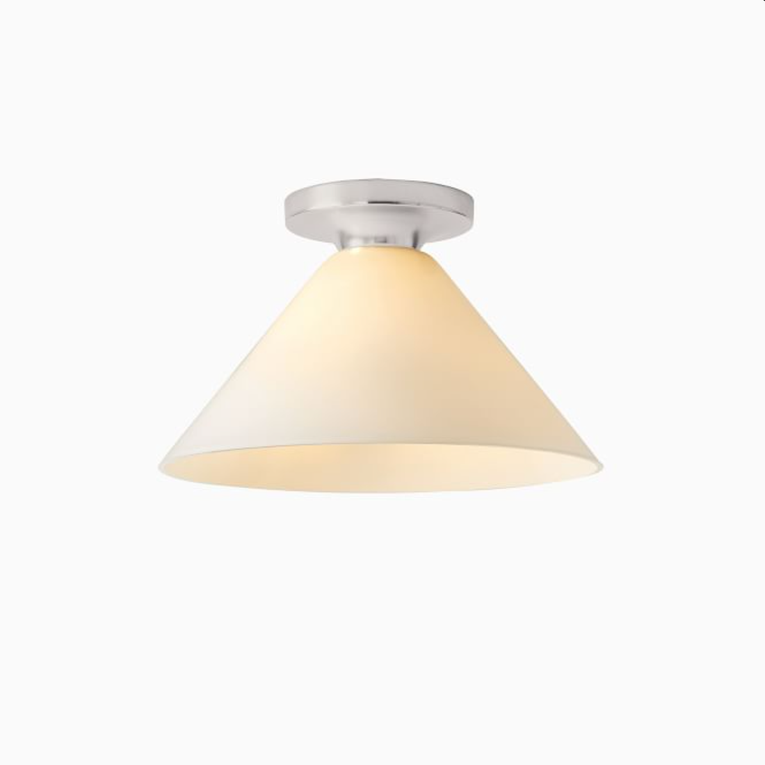 Plafonnier encastré Conica Cone – Plafonnier en verre pour espaces modernes