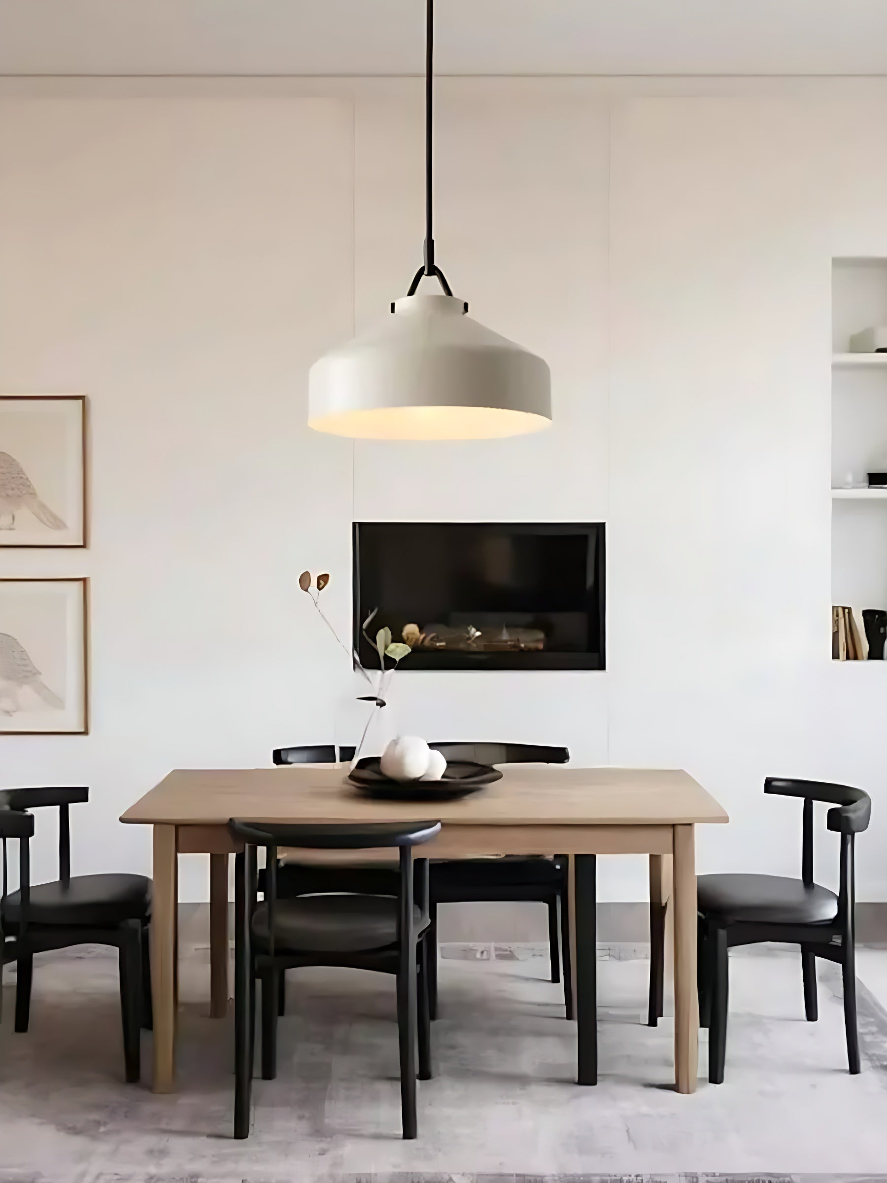 Minimalist Morandi Metal Pendant Light - Soft and Subtle Charm