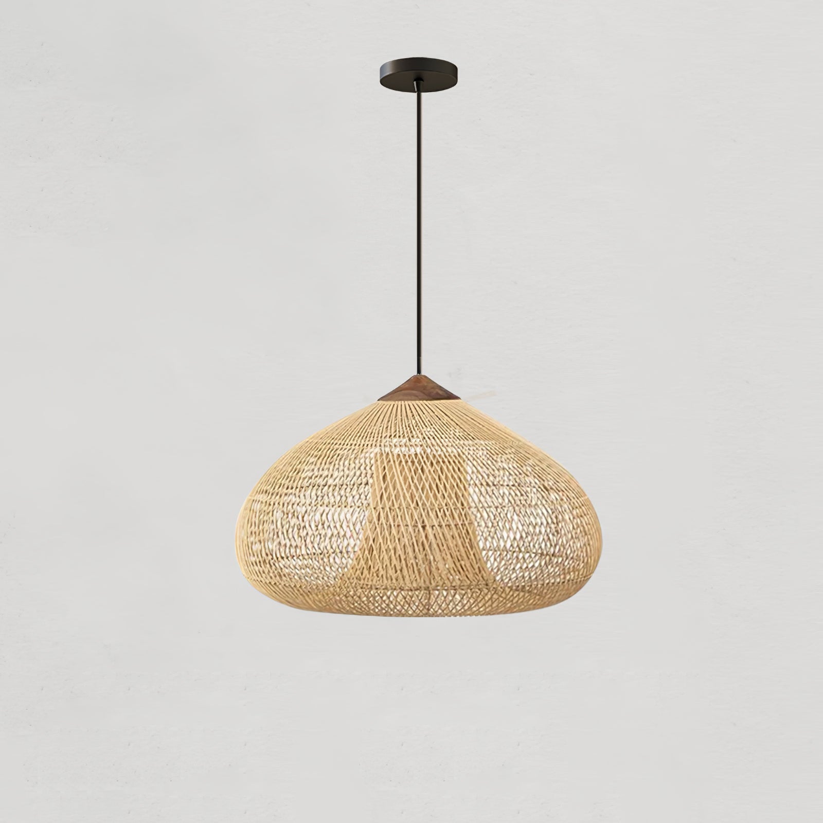 Harp Braided Rattan Pendant Lamp