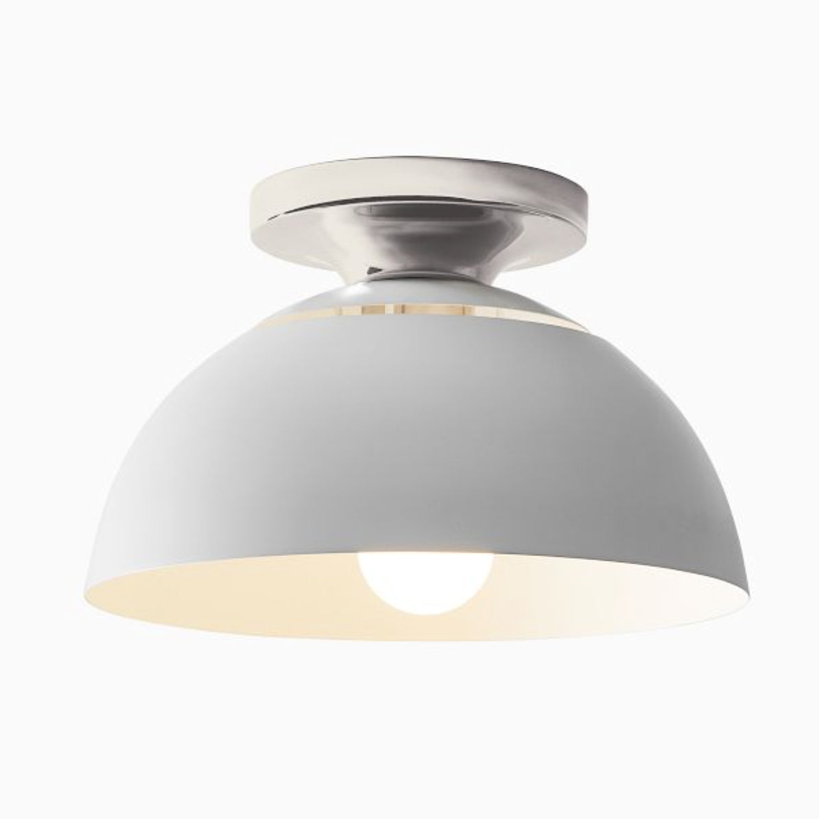Parvion Modern Sculptural Flush-Mount Ceiling Light