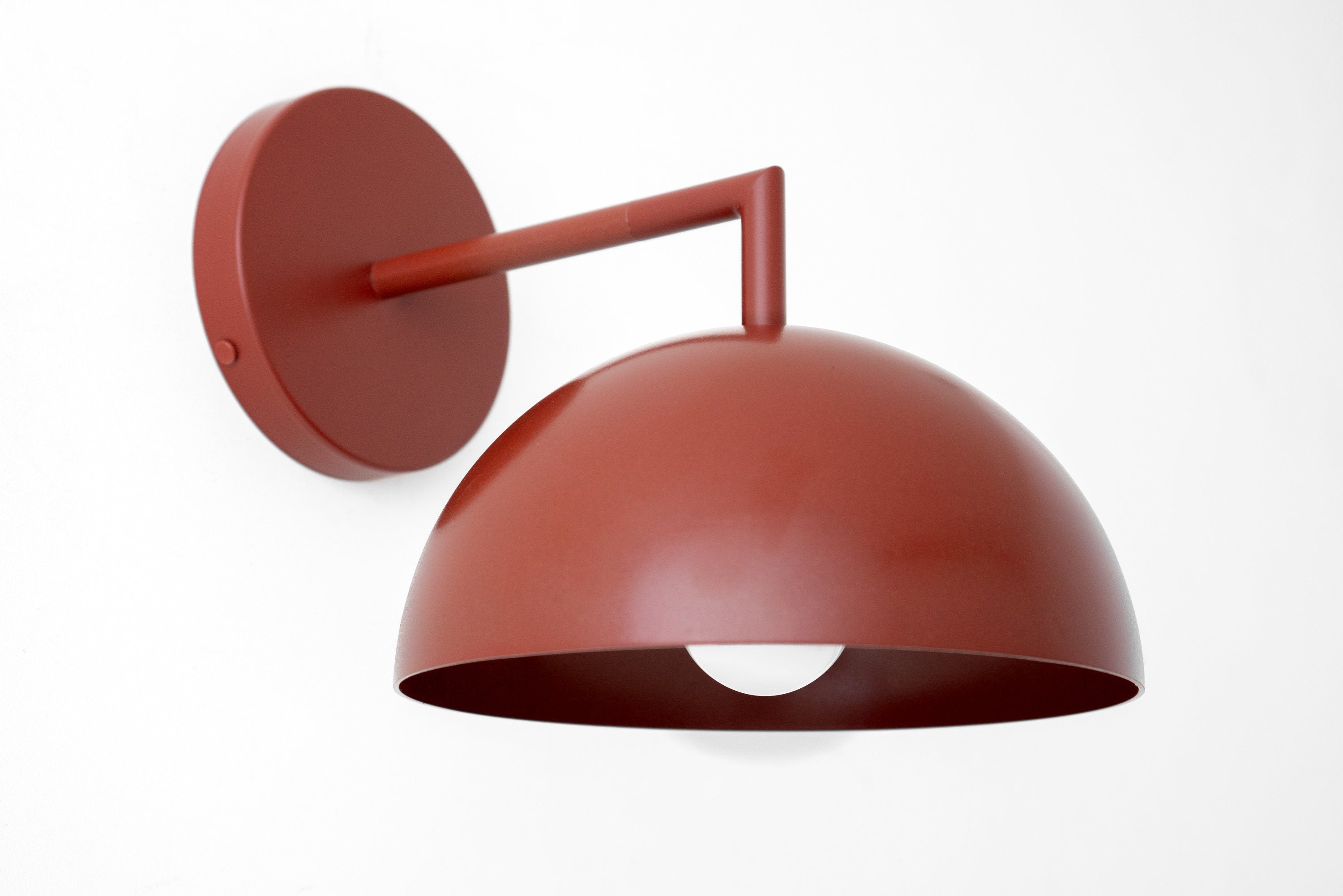 Metio Dome Minimalist Dome Sconce - Stylish Colorful Wall Light