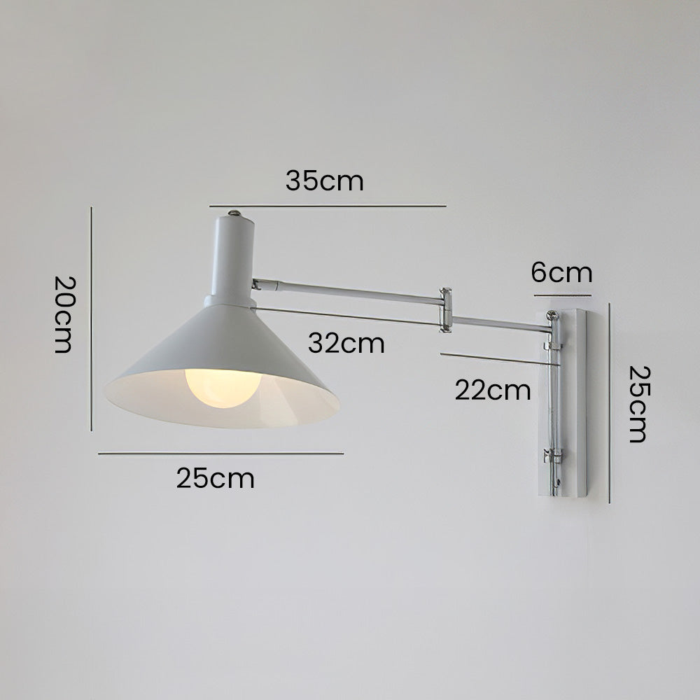 Bauhaus Simple Rotatable Stained Wall Light