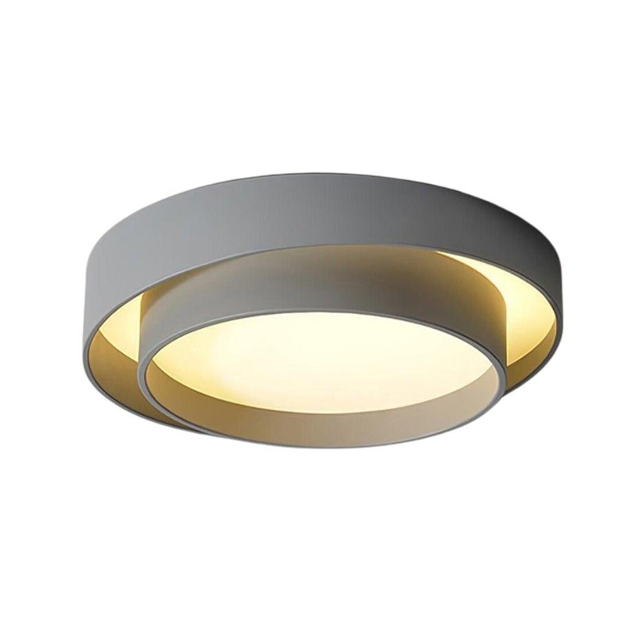 Round Double Layer Ceiling Light – Nordic Acrylic Flush Mount Design