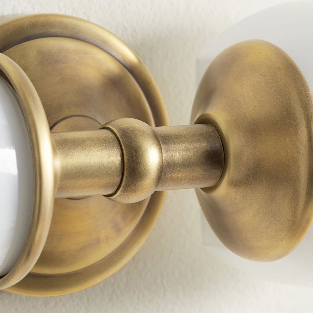 Modern Mercer Double Horizontal Metal Wall Sconce