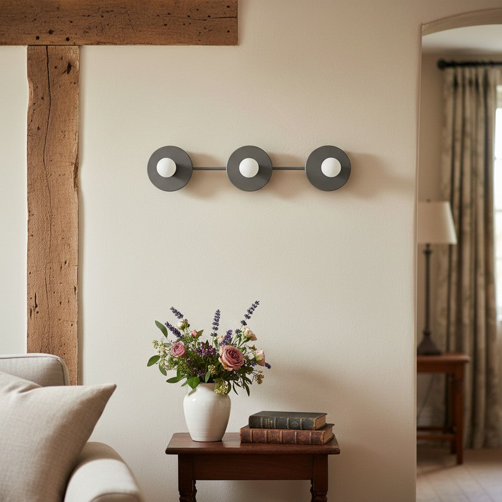 Radiro Globe Modern Colorful Vanity Light - Minimalist Bathroom Fixture in Multiple Finishes