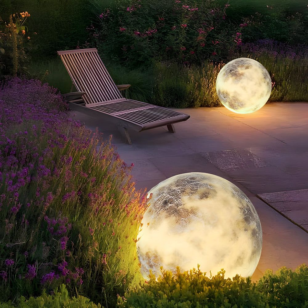 Waterproof Garden Post Light - Decorative Round Outdoor Lamp