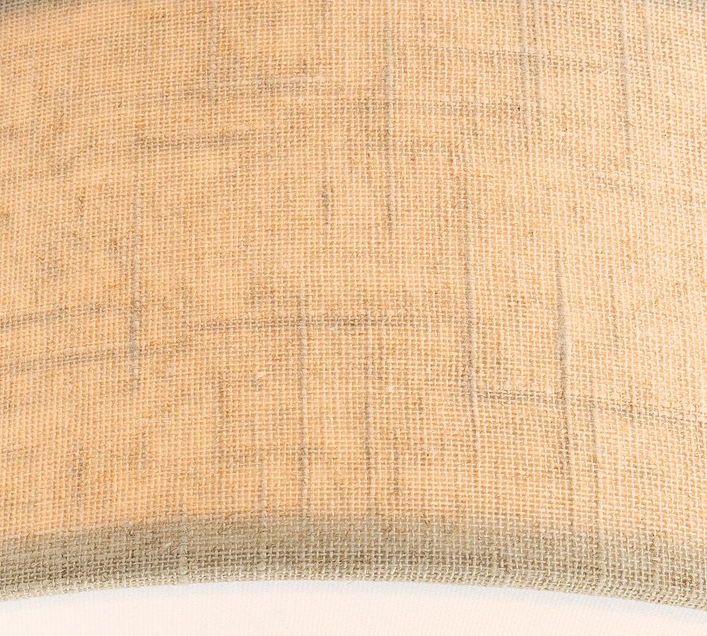 Dumora Linen Drum Flush Mount Ceiling Lamp - Stylish Soft Fabric Ceiling Light