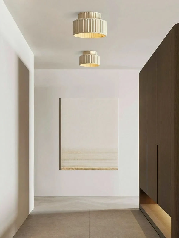 Plafonnier acrylique à bord en résine blanche IP20 pour l'intérieur