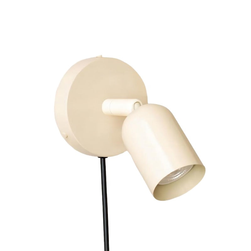 Cream Style Rotatable Wall Lamp – Nordic Design for Modern Living Rooms