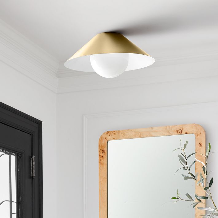 Plafonnier semi-encastré Brivana - Éclairage moderne pour la maison