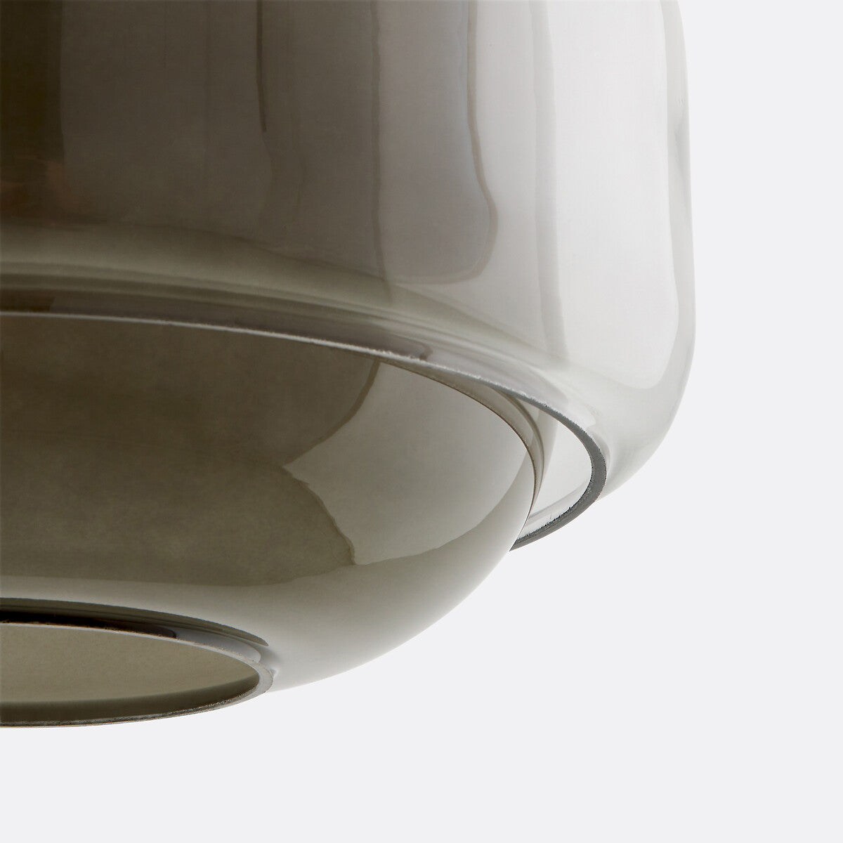 Clinco Modern Mushroom Pendant Light - Colored Glass Hanging Light