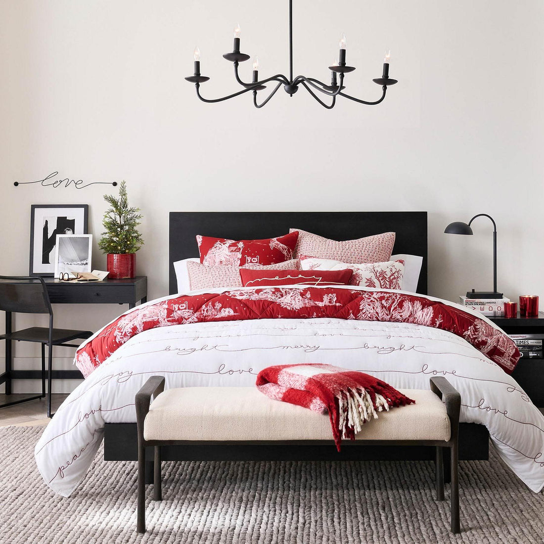 Lustre Rowan en fer intemporel au design bougie – Éclairage d'intérieur industriel pour chambre