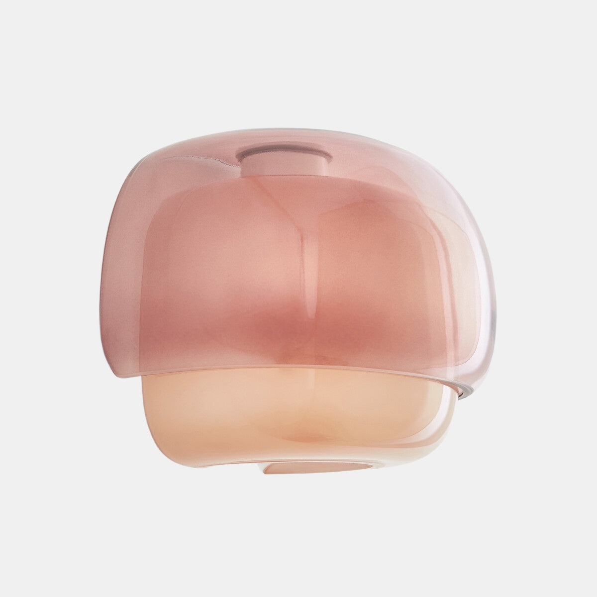 Clinco Colored Modern Vintage Glass Wall Lamp - Soft Mushroom Glow