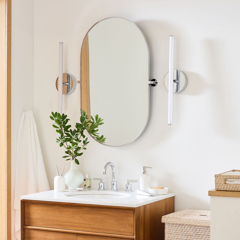 Voro Modern LED Wall Sconce - Metal Bathroom & Hallway Lighting Fixture