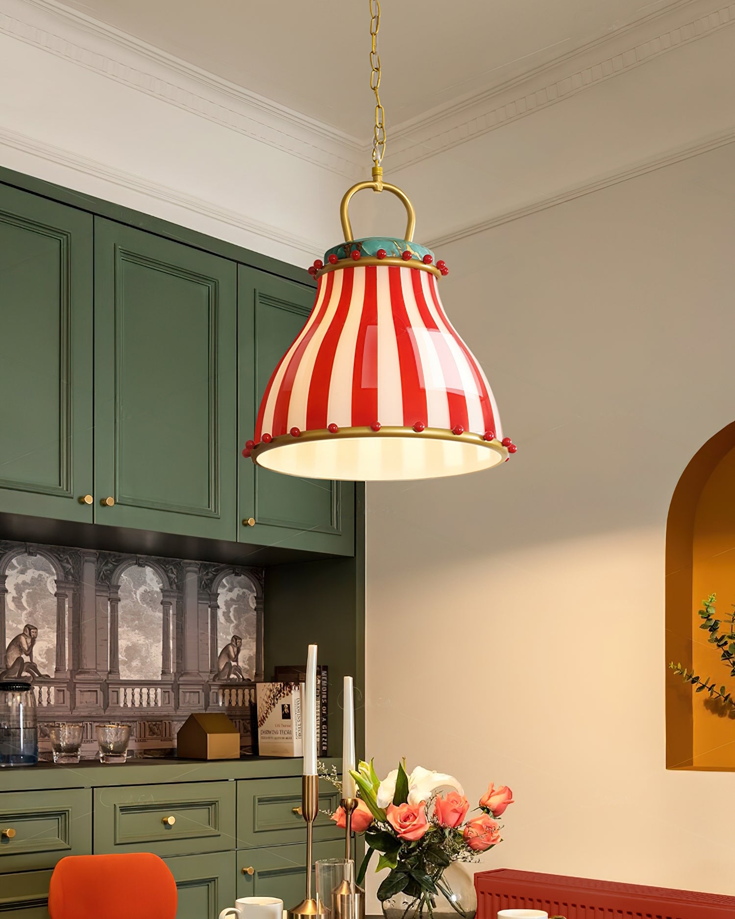 Circus Pendant Light for Children's Room - Macaron Glass Pendant Light