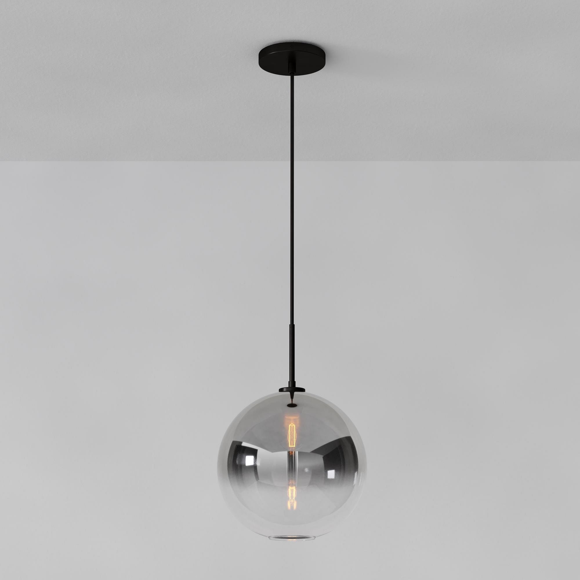 Selvion Sculptural Globe Pendant Light - Modern Glass Pendant Lamp - Sleek Design