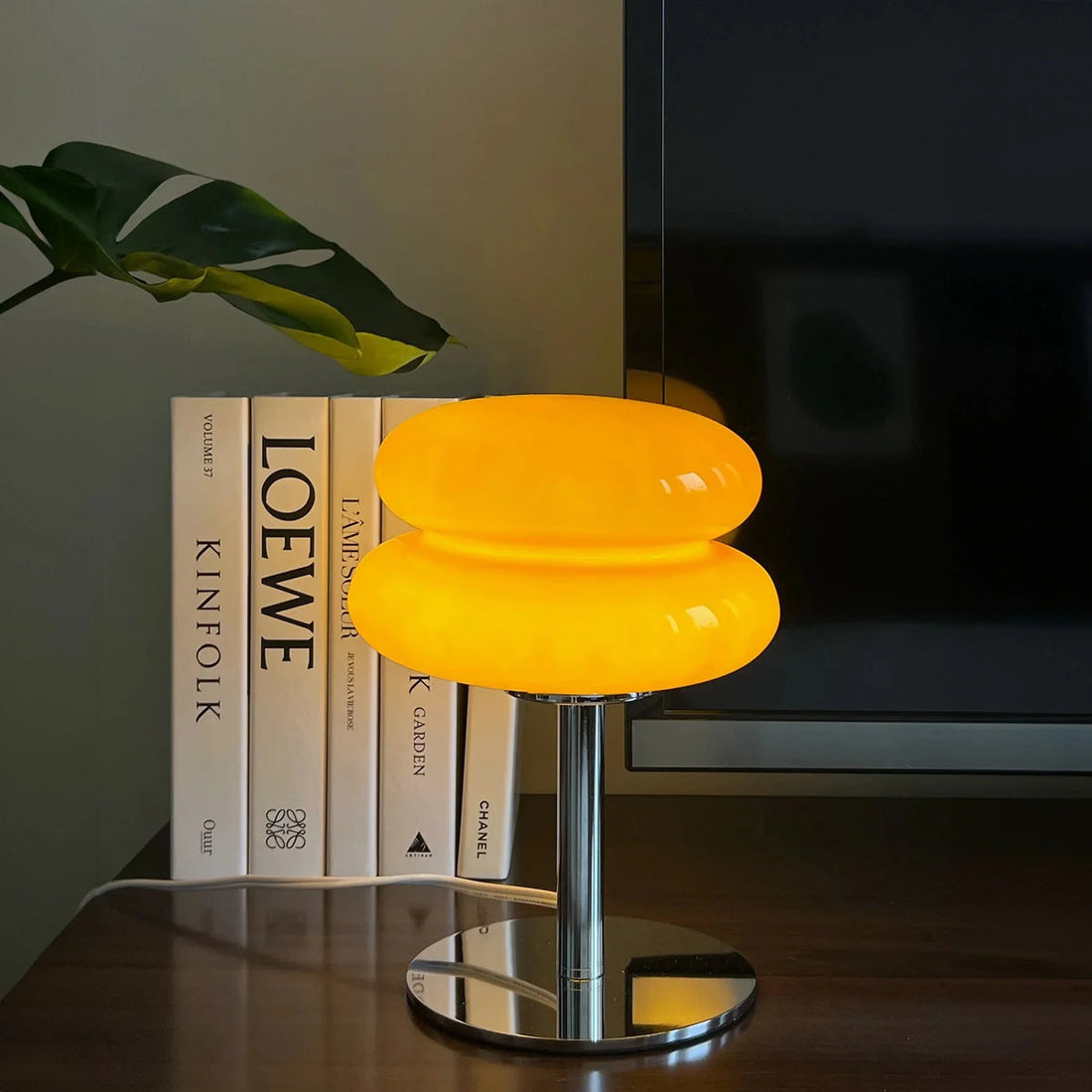 Lollipop Table Lamp Retro Bauhaus Style – Double Layer Bedroom Light