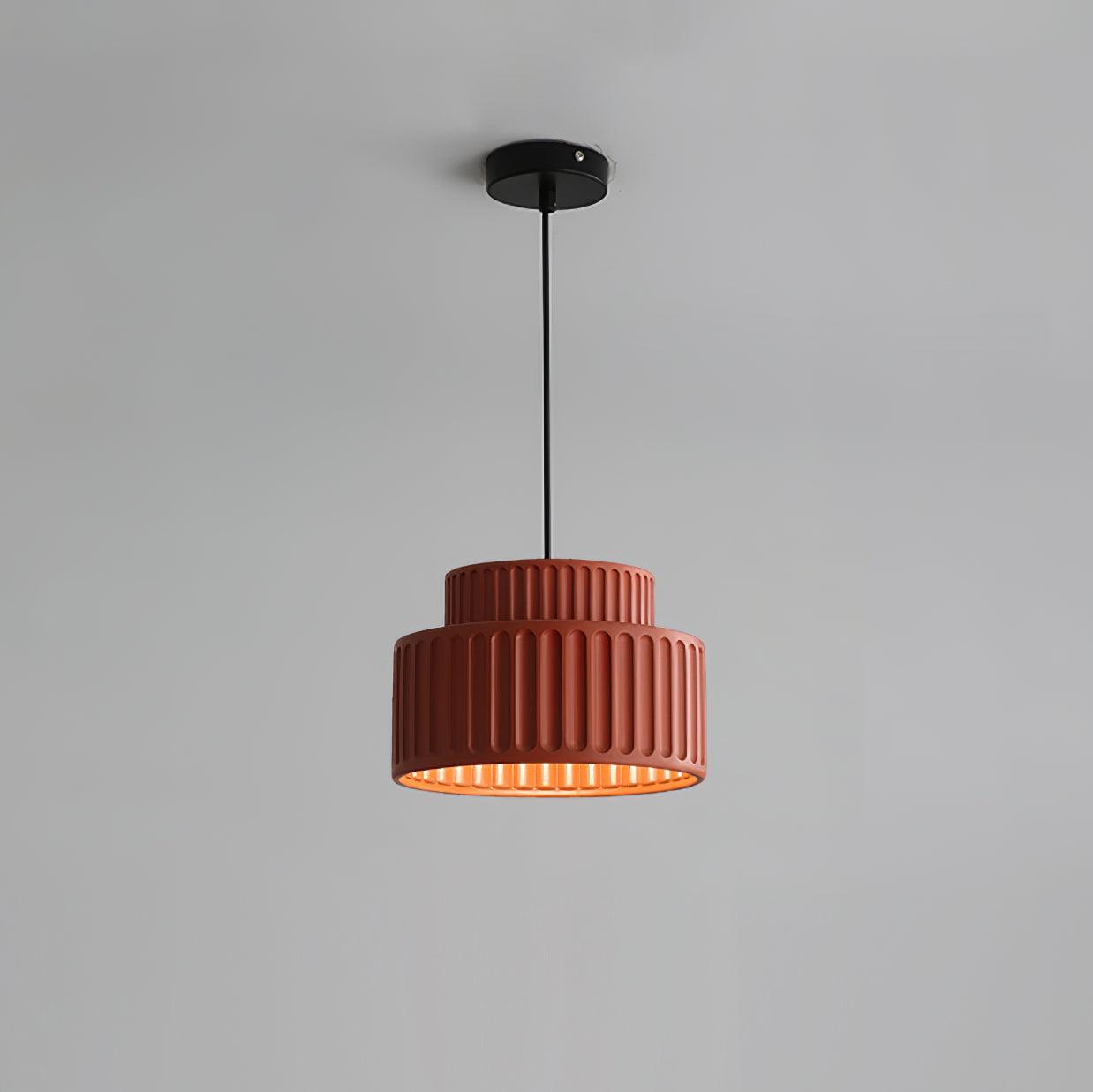 Green Retro Acrylic Ceiling Light Resin Shade Compatible with Dimmer Switches