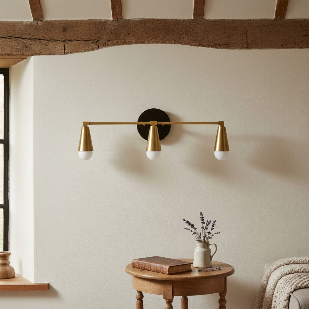 Pyralis Cone 3 Light Vanity Light - Modern Sconce