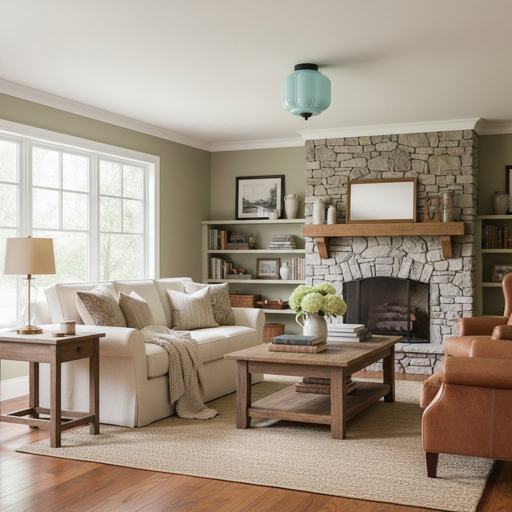 Vintage Eloise Milk Glass Flush Mount Ceiling Light - Vintage Charm Soft Glow