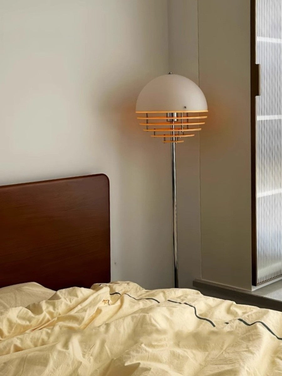 Bauhaus Inspired Sunset Floor Lamp in Acrylic & Glass
