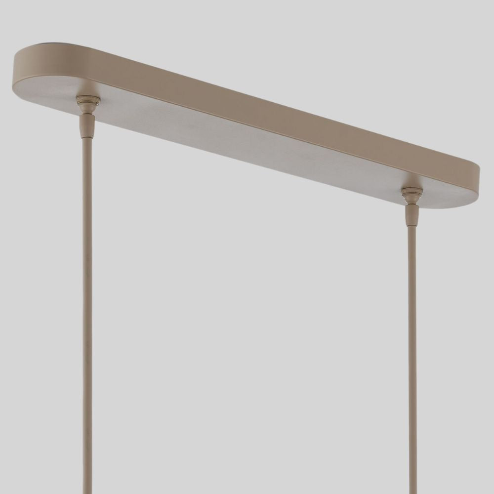 Abaca Rope Chandelier - Modern Linear Natural Fiber Design